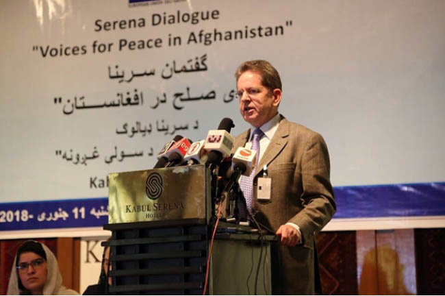 سفیر اتحادیه اروپا: صلح در افغانستان به نفع منطقه و جهان است